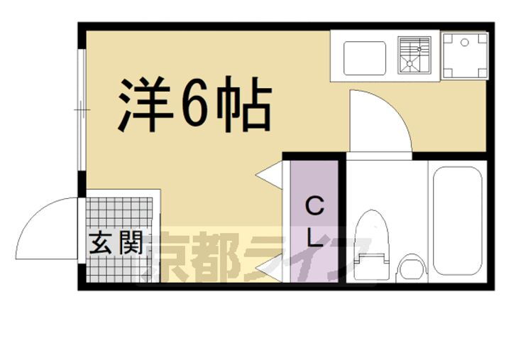 京都府京都市左京区上高野東山 三宅八幡駅 ワンルーム アパート 賃貸物件詳細