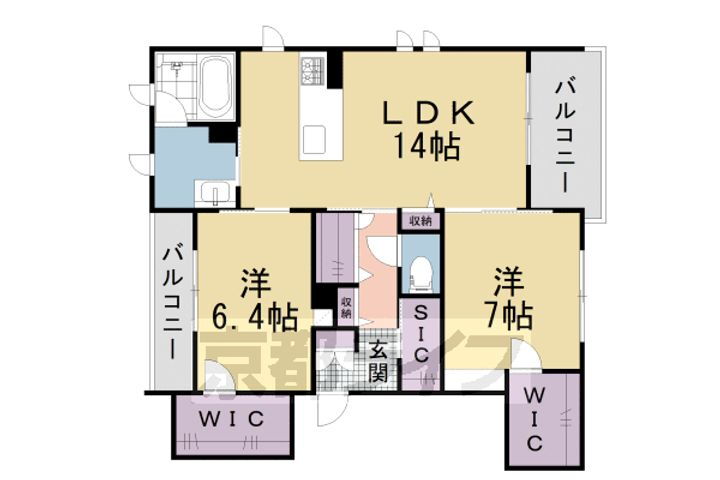 京都府木津川市相楽 山田川駅 2LDK アパート 賃貸物件詳細
