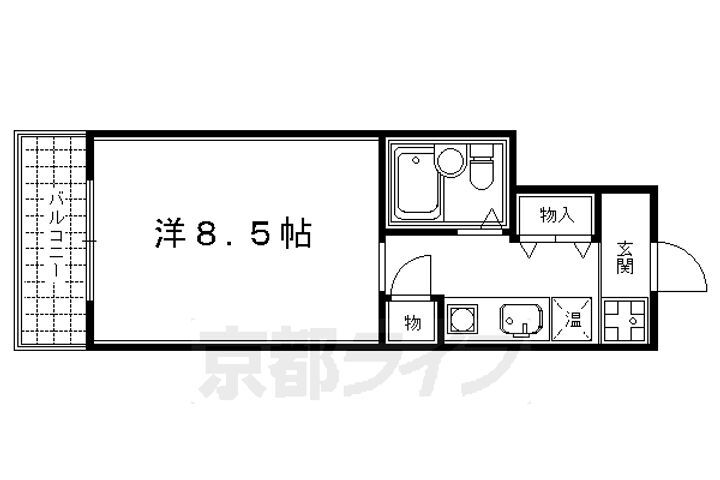 京都府京都市中京区梅屋町 四条駅 1K マンション 賃貸物件詳細