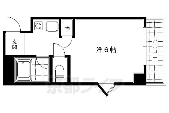 京都府京都市中京区壬生朱雀町 二条駅 1K マンション 賃貸物件詳細