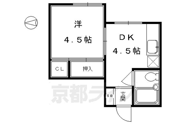 京都府京都市中京区塩屋町 烏丸御池駅 1DK マンション 賃貸物件詳細