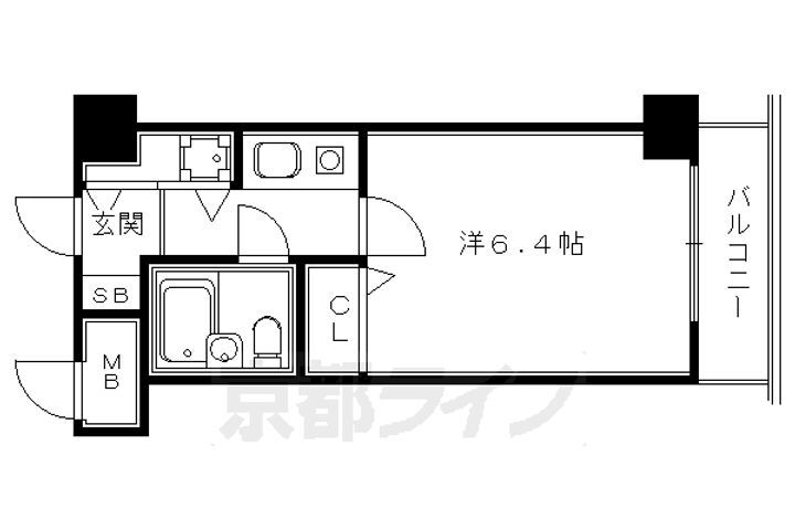 京都府京都市下京区神明町 四条駅 1K マンション 賃貸物件詳細