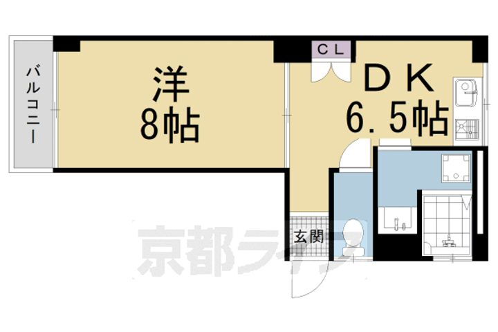 京都府京都市中京区高宮町 京都河原町駅 1DK マンション 賃貸物件詳細