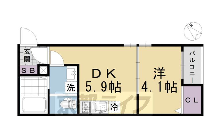 京都府京都市伏見区石田大山町 石田駅 1DK アパート 賃貸物件詳細