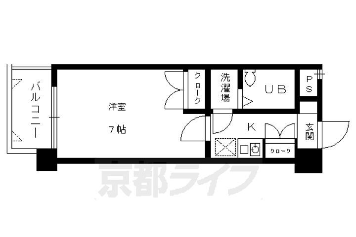 京都府京都市中京区壬生相合町 大宮駅 1K マンション 賃貸物件詳細