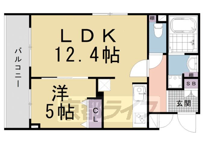 グランカーサ京都駅前 2階 1LDK 賃貸物件詳細