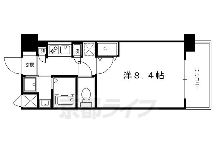 京都府京都市下京区高辻町 五条駅 1K マンション 賃貸物件詳細
