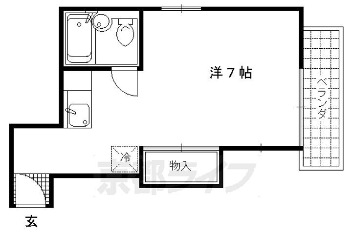 京都府京都市上京区中御門横町 二条駅 1K マンション 賃貸物件詳細