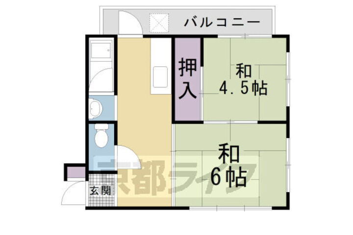 京都府京都市左京区浄土寺石橋町 出町柳駅 2K マンション 賃貸物件詳細