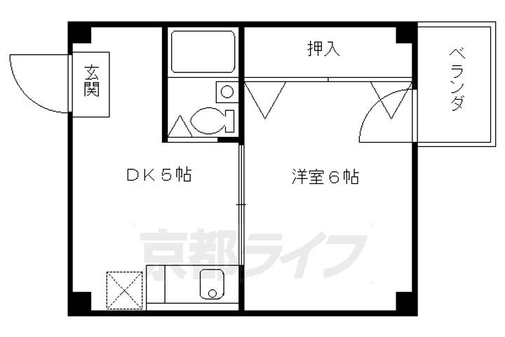 京都府京都市下京区徳万町 五条駅 1DK マンション 賃貸物件詳細