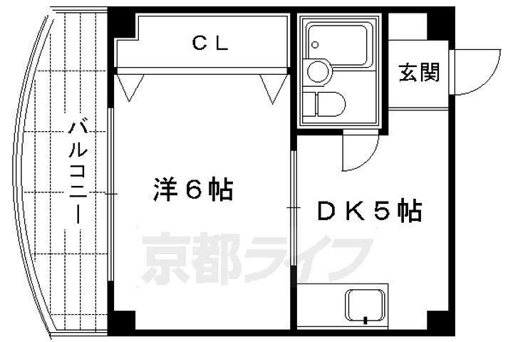 京都府京都市下京区徳万町 五条駅 1DK マンション 賃貸物件詳細