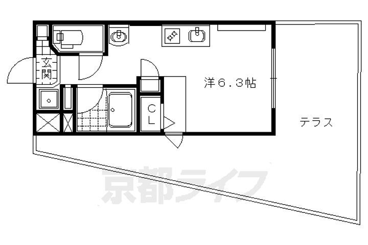 京都府京都市上京区北町 北野白梅町駅 ワンルーム マンション 賃貸物件詳細