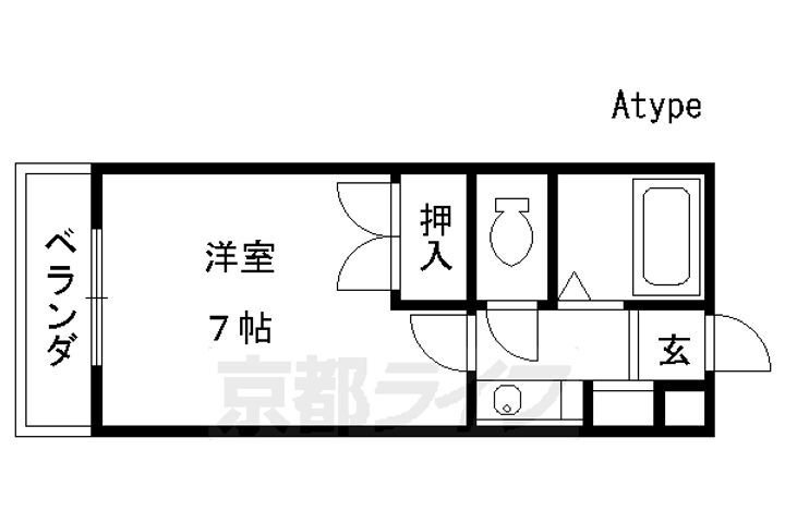 京都府京都市伏見区桃山最上町 丹波橋駅 1K マンション 賃貸物件詳細