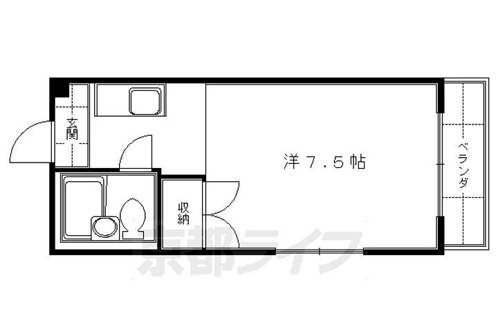 京都府京都市伏見区肥後町 丹波橋駅 1K マンション 賃貸物件詳細