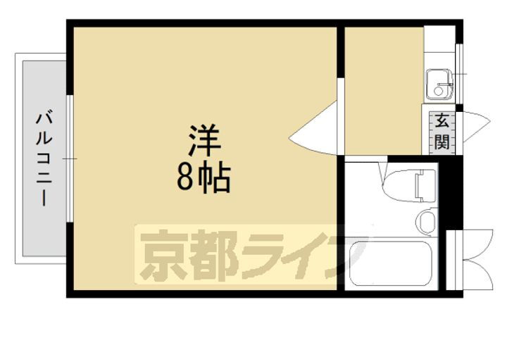 京都府京都市伏見区竹田七瀬川町 竹田駅 1K マンション 賃貸物件詳細