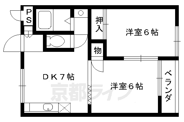 スペースモリ 2階 2DK 賃貸物件詳細
