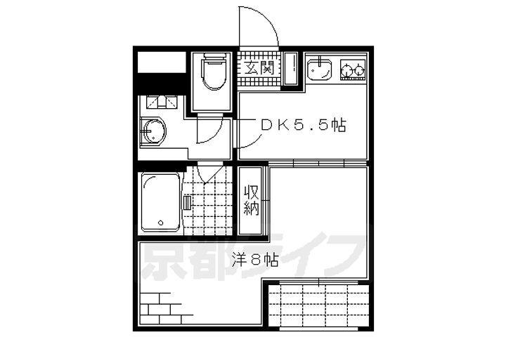 京都府京都市伏見区竹田中川原町 竹田駅 1DK マンション 賃貸物件詳細