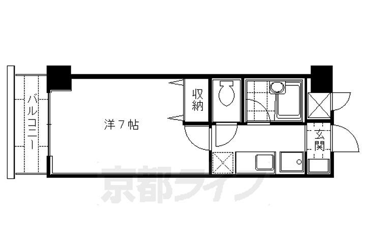 京都府京都市伏見区東町 桃山御陵前駅 1K マンション 賃貸物件詳細