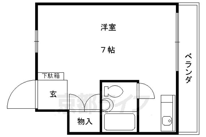 京都府京都市伏見区松屋町 丹波橋駅 1K マンション 賃貸物件詳細