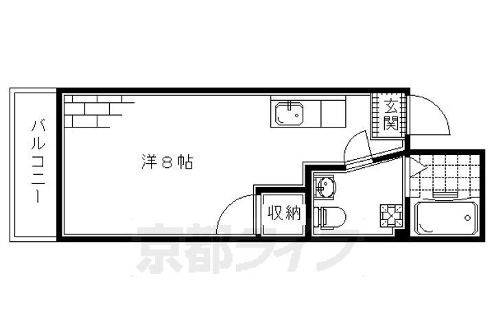 京都府京都市伏見区樽屋町 丹波橋駅 ワンルーム マンション 賃貸物件詳細