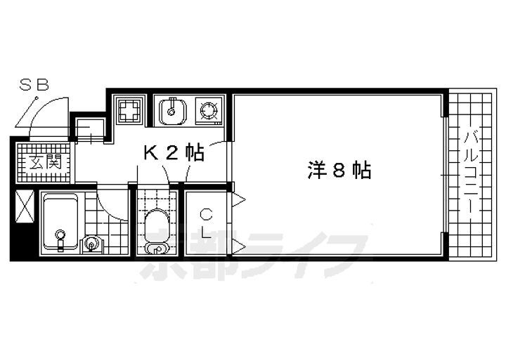 京都府宇治市伊勢田町 小倉駅 1K マンション 賃貸物件詳細