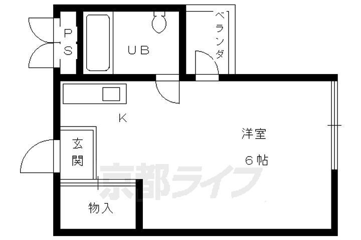 京都府京都市伏見区風呂屋町 桃山御陵前駅 1K マンション 賃貸物件詳細