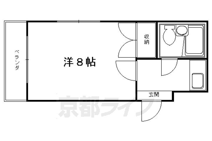 京都府京都市伏見区紙子屋町 丹波橋駅 1K マンション 賃貸物件詳細