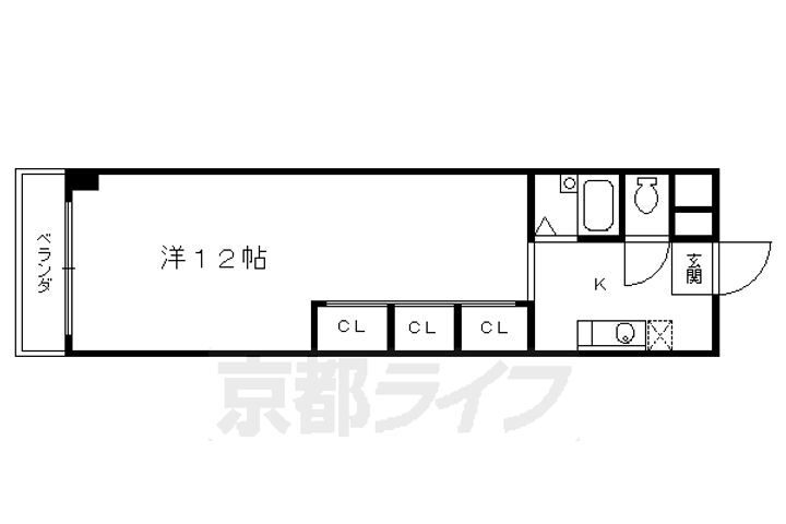 京都府京都市伏見区下鳥羽上三栖町 伏見桃山駅 1K マンション 賃貸物件詳細