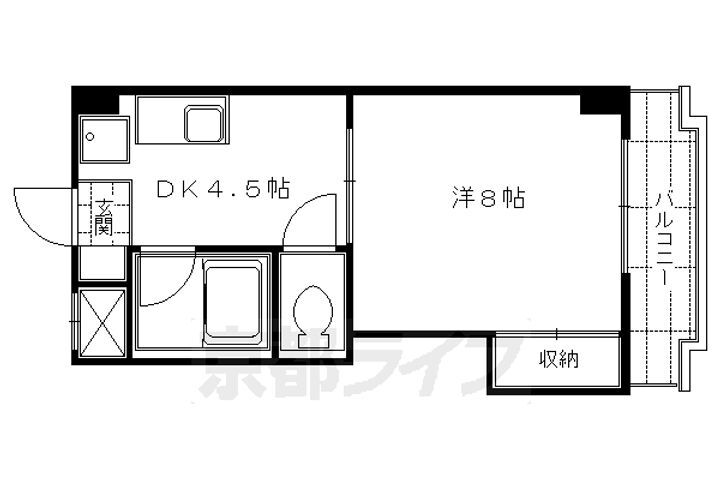 京都府京都市伏見区深草西浦町３丁目 龍谷大前深草駅 1DK マンション 賃貸物件詳細