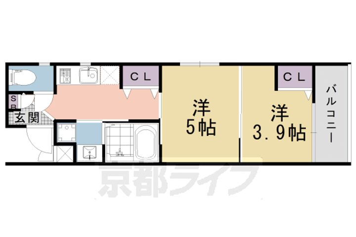 ＭＪＣ京都梅小路 3階 2K 賃貸物件詳細