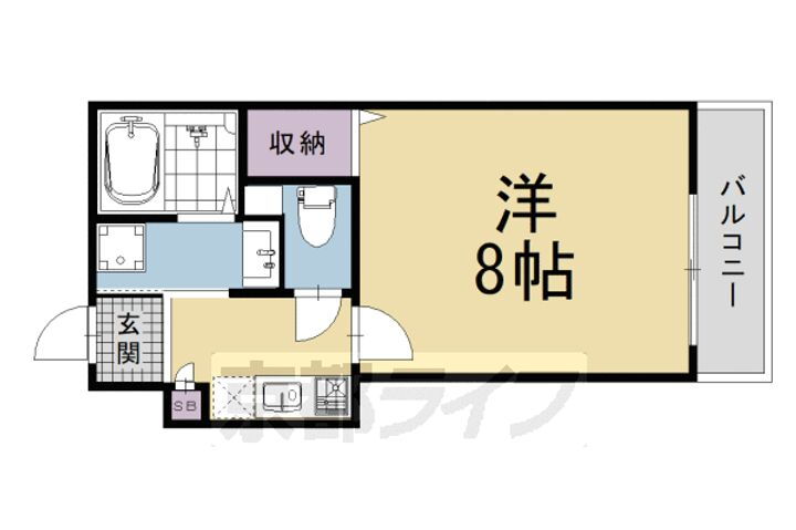 Ｇｌａｄｖｉｓ二条式部 4階 1K 賃貸物件詳細
