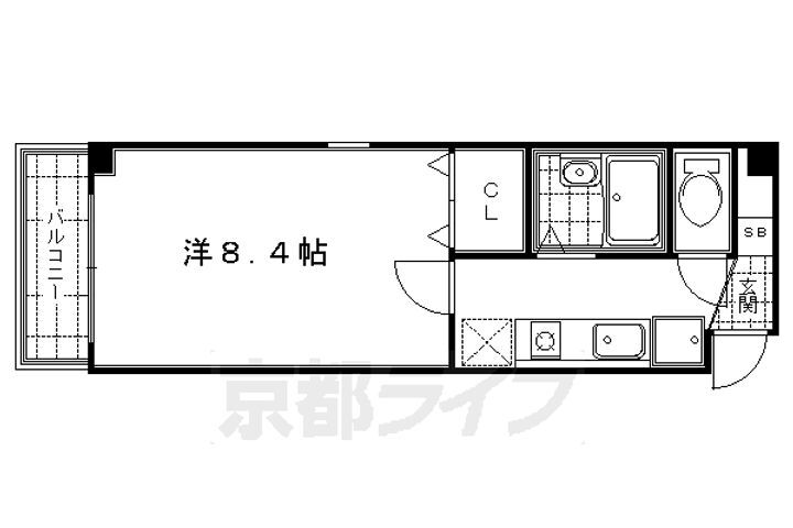 京都府京都市下京区天王町 京都河原町駅 1K マンション 賃貸物件詳細