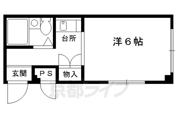 京都府京都市上京区木下突抜町 今出川駅 1K マンション 賃貸物件詳細