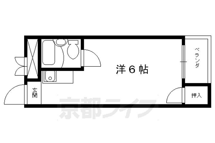 京都府京都市右京区太秦石垣町 太秦天神川駅 1K マンション 賃貸物件詳細