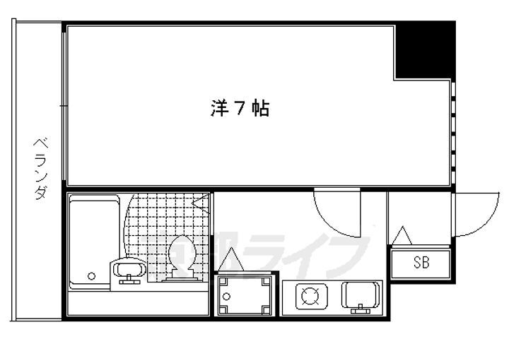 京都府京都市右京区西院三蔵町 西院駅 1K マンション 賃貸物件詳細