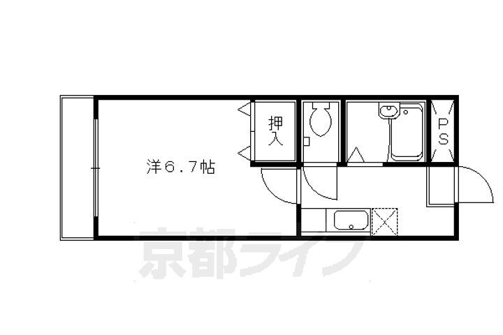 京都府京都市中京区壬生東淵田町 西院駅 1K マンション 賃貸物件詳細