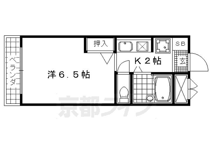 京都府京都市中京区西ノ京西月光町 二条駅 1K マンション 賃貸物件詳細