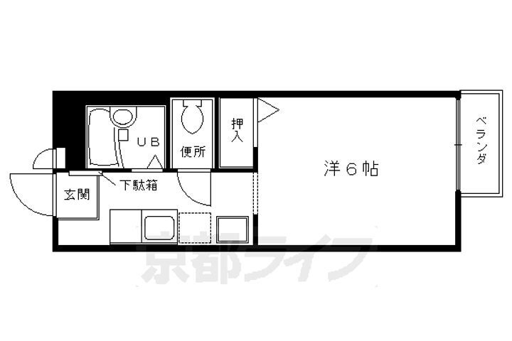 京都府京都市右京区太秦安井一町田町 花園駅 1K アパート 賃貸物件詳細