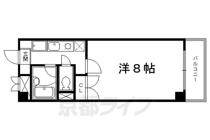 京都府京都市右京区太秦桂木町 太秦広隆寺駅 1K マンション 賃貸物件詳細