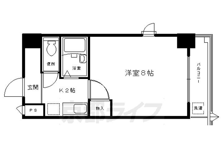 京都府京都市中京区西ノ京左馬寮町 円町駅 1K マンション 賃貸物件詳細