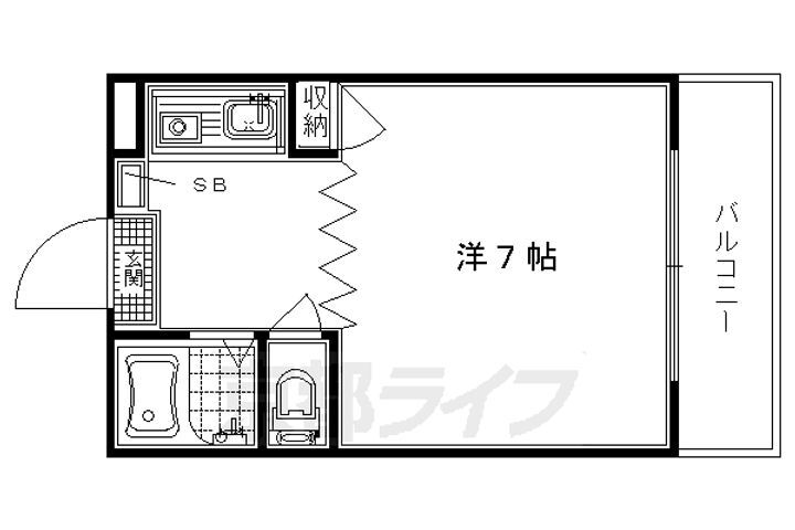 京都府京都市右京区西院乾町 西院駅 1K マンション 賃貸物件詳細