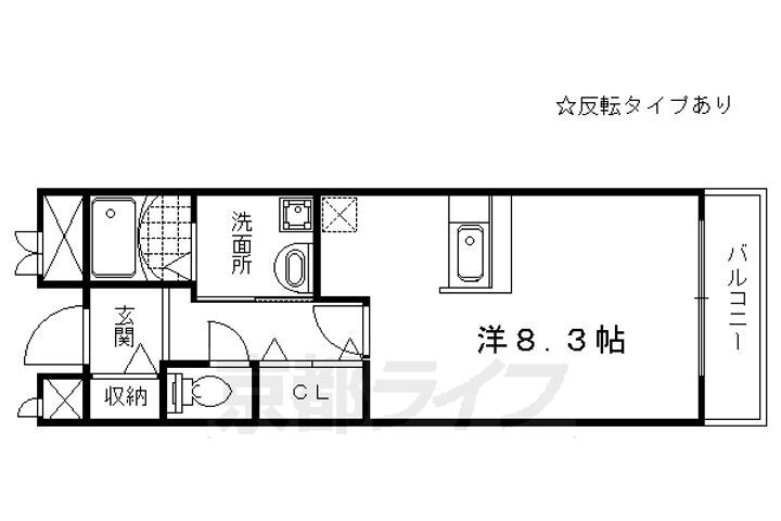 京都府京都市右京区西京極北大入町 西京極駅 1K マンション 賃貸物件詳細
