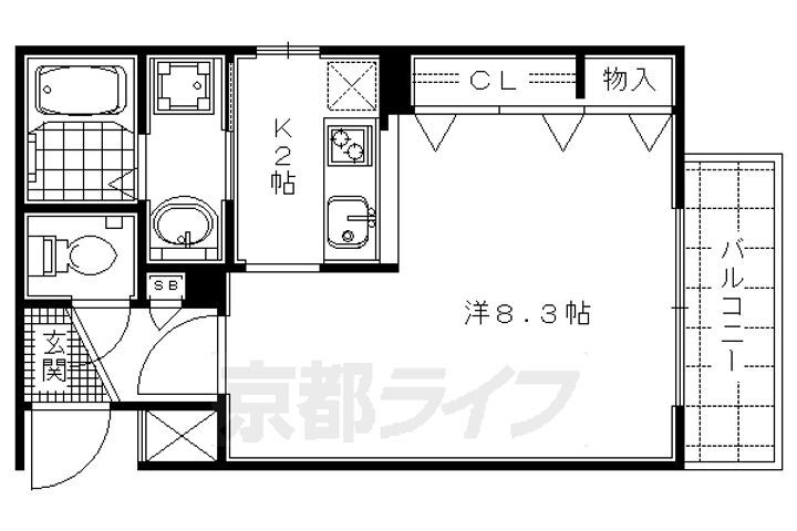京都府京都市右京区嵯峨野芝野町 太秦駅 ワンルーム マンション 賃貸物件詳細