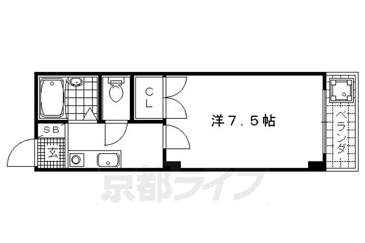 京都府京都市中京区西ノ京馬代町 円町駅 1K マンション 賃貸物件詳細