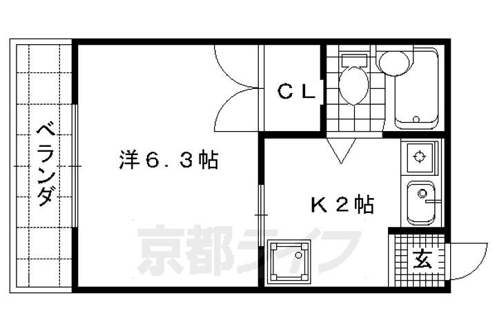 京都府京都市中京区西ノ京御輿岡町 円町駅 1K マンション 賃貸物件詳細