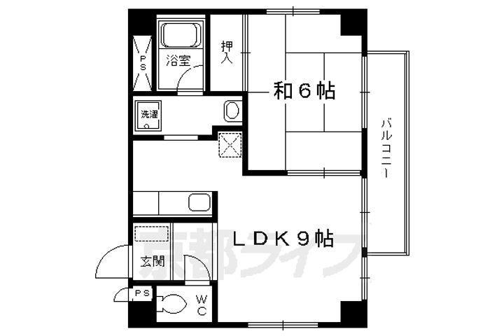 京都府京都市右京区西京極東町 西京極駅 1LDK マンション 賃貸物件詳細