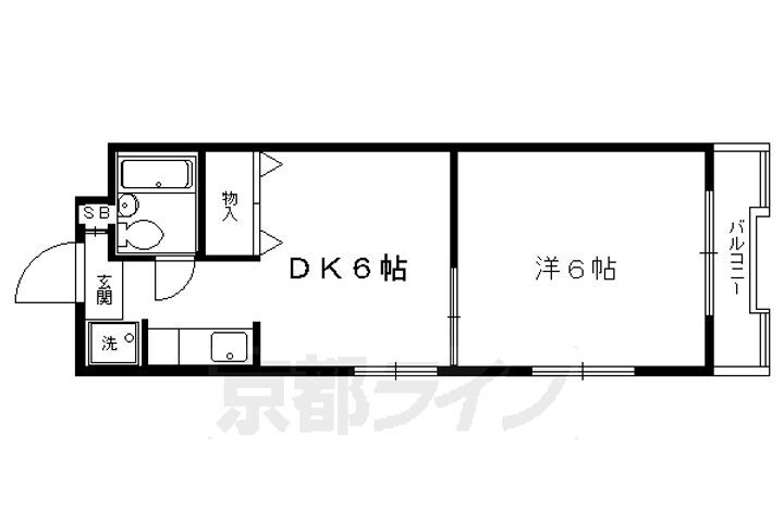 京都府京都市上京区横大宮町 今出川駅 1DK マンション 賃貸物件詳細