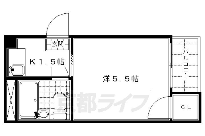 京都府京都市東山区池殿町 清水五条駅 1K マンション 賃貸物件詳細