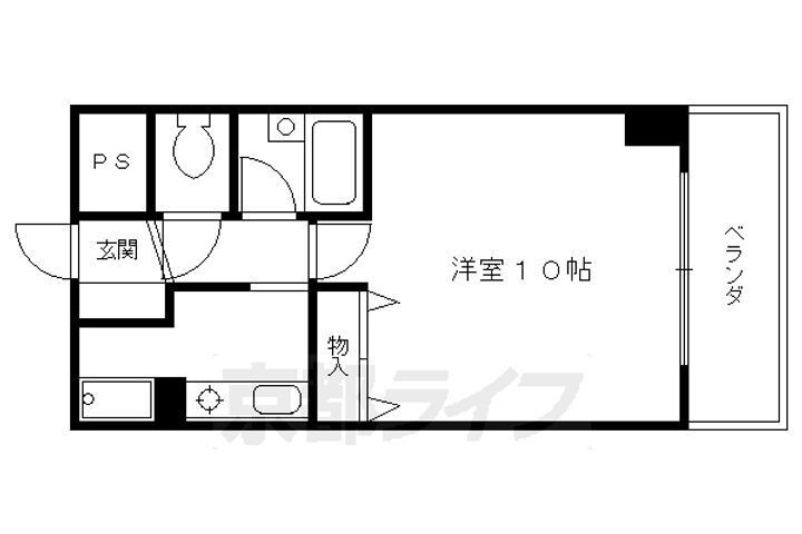 京都府京都市中京区壬生坊城町 大宮駅 1K マンション 賃貸物件詳細