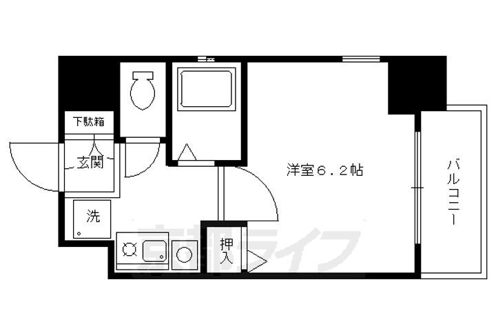 京都府京都市中京区押西洞院町 烏丸御池駅 1K マンション 賃貸物件詳細